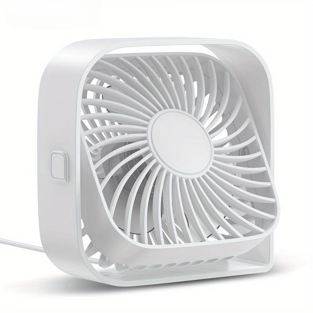 USB Desktop Small Fan Mini Desktop Ultra Quiet 3-speed adj High Power Removable Fan for Office Outdoor Library Dormitory