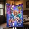 1PC DRAGON BALL  Print Flannel Blanket, High quality All Seasons, Home Decor, Warmth and Comfort, Perfect for Christmas Gifts