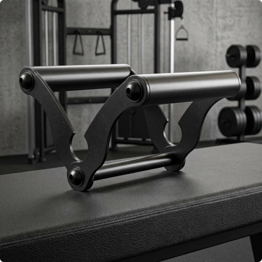 V Handle Degree Swivel Lat Pulldown NonSlip Grip Rotating Pull Bar Without Lifting Ring