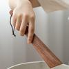 1/2Pcs Espátula de madeira de teca para cozinhar espátula plana viradora para virar servir raspar jogar kit de utensílios de cozinha de madeira