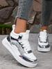 Spring and Autumn Leather Surface Sneakers Waterproof Casual Shoes White Running Shoes Student Fashionable Shoes White Sneakers Unisex Shoes Tennis