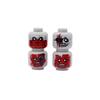 Non-Toxic Ww2 Injured Emotional Face Heads Building Blocks Army Soldiers Figures Zombie Heads Military Weapon Parts Bricks Toy