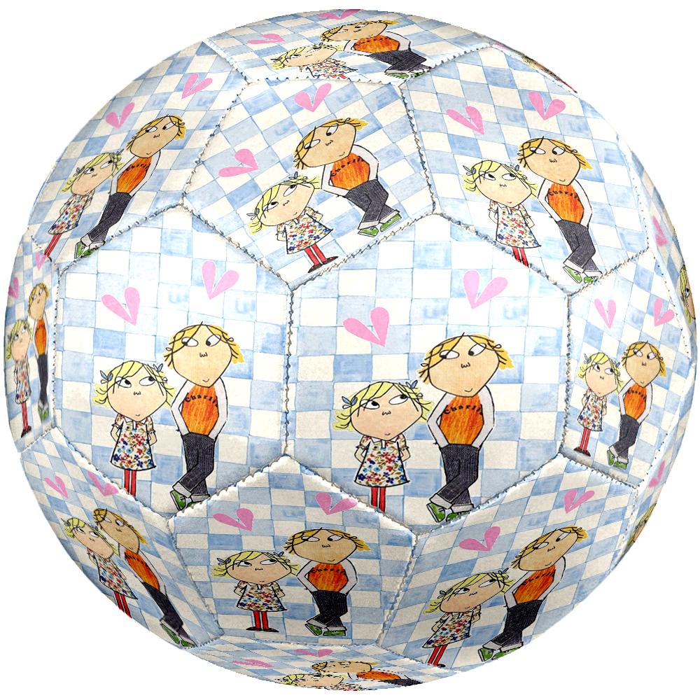 Charlie and Lola Theme Size 5 Soccer Ball, Suitable for Both Indoor and Outdoor Matches, a Gift Suitable for Everyone.