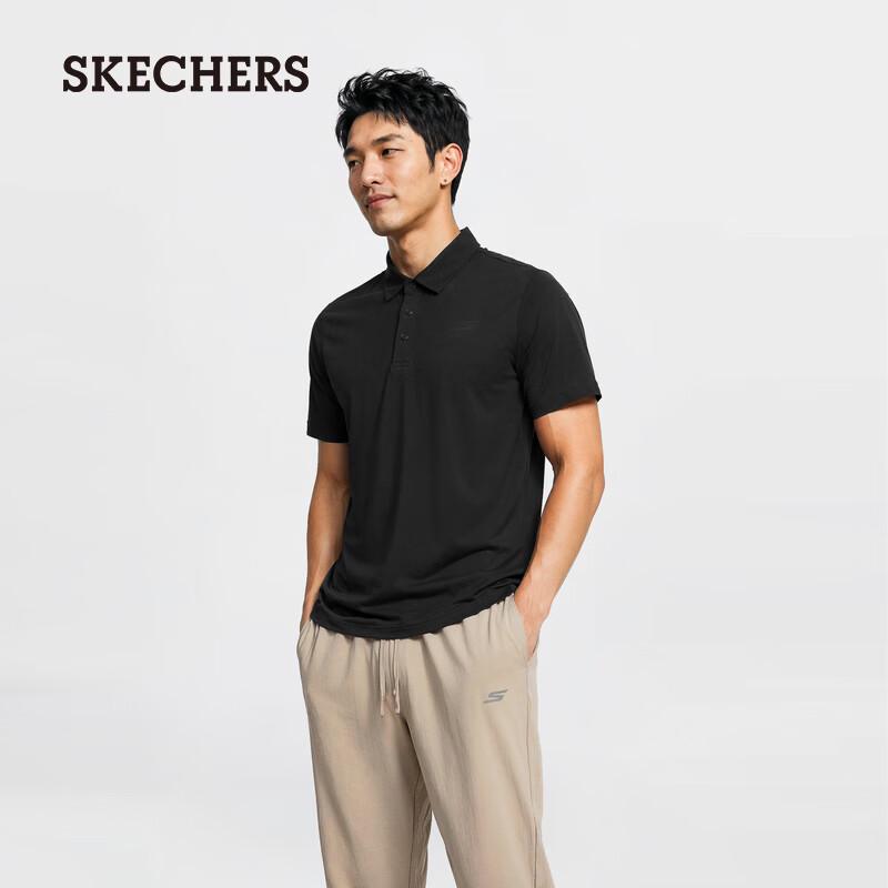 Skechers Men's Knit Short Sleeve Polo Shirt P326M205