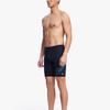 Anta Solid Color Mid-Rise Fitted Square Leg Swim Trunks Men swimwear Dark-Blue 1823531455-1