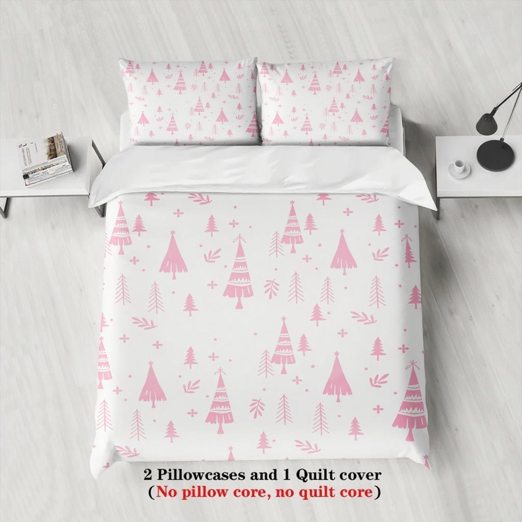 Christmas Bedding Set 2026 Christmas Gift Duvet Cover Set Single Twin Queen King Size No Filling Birthday Birthday Gift For Kids