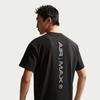 Nike T Shirts Men's Black/Royal Blue Crew Neck Moderate