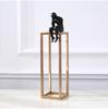 Home Decoration Accessories Thinker Rodin Sculpture Gold Stainless Steel Frame Desk Decoration Crafts Figurines Miniatures