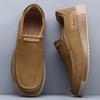 Fashion Men Comfortable Loafers Versatile Casual Shoes Business Formal Leather Shoe Soft-Soled Slip-On Flats Leisure Walk Male Moccasins