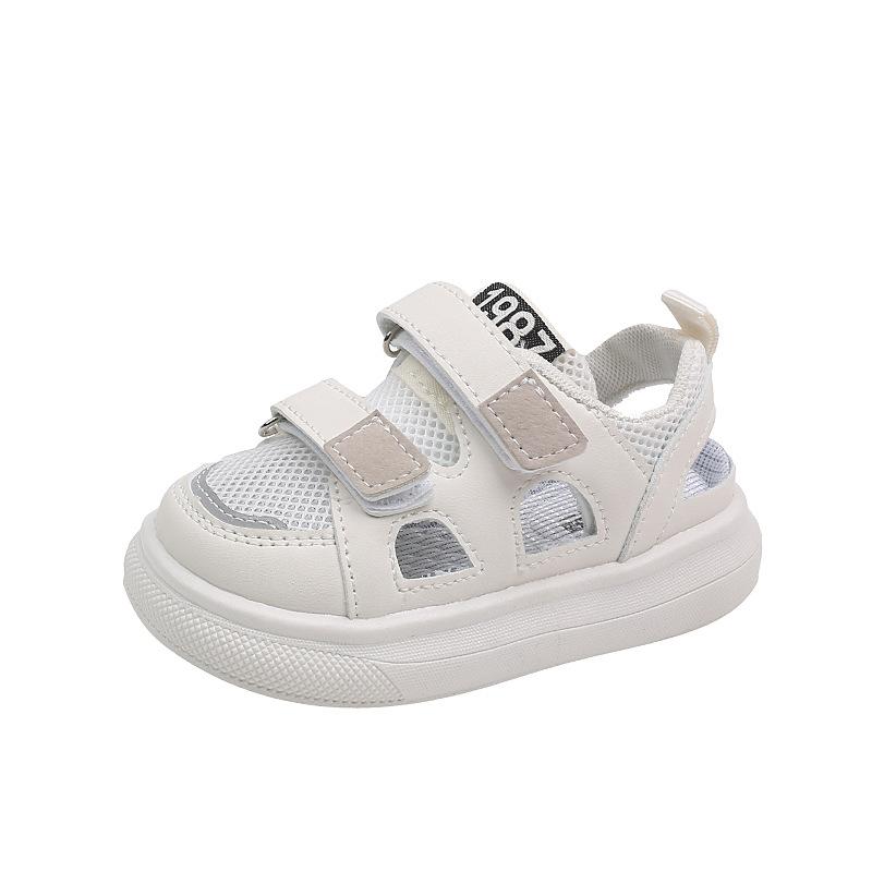 Summer new children's sports sandals, boys' breathable mesh shoes, Korean-style girls' hollow sneakers, baby shoes, children's shoes
