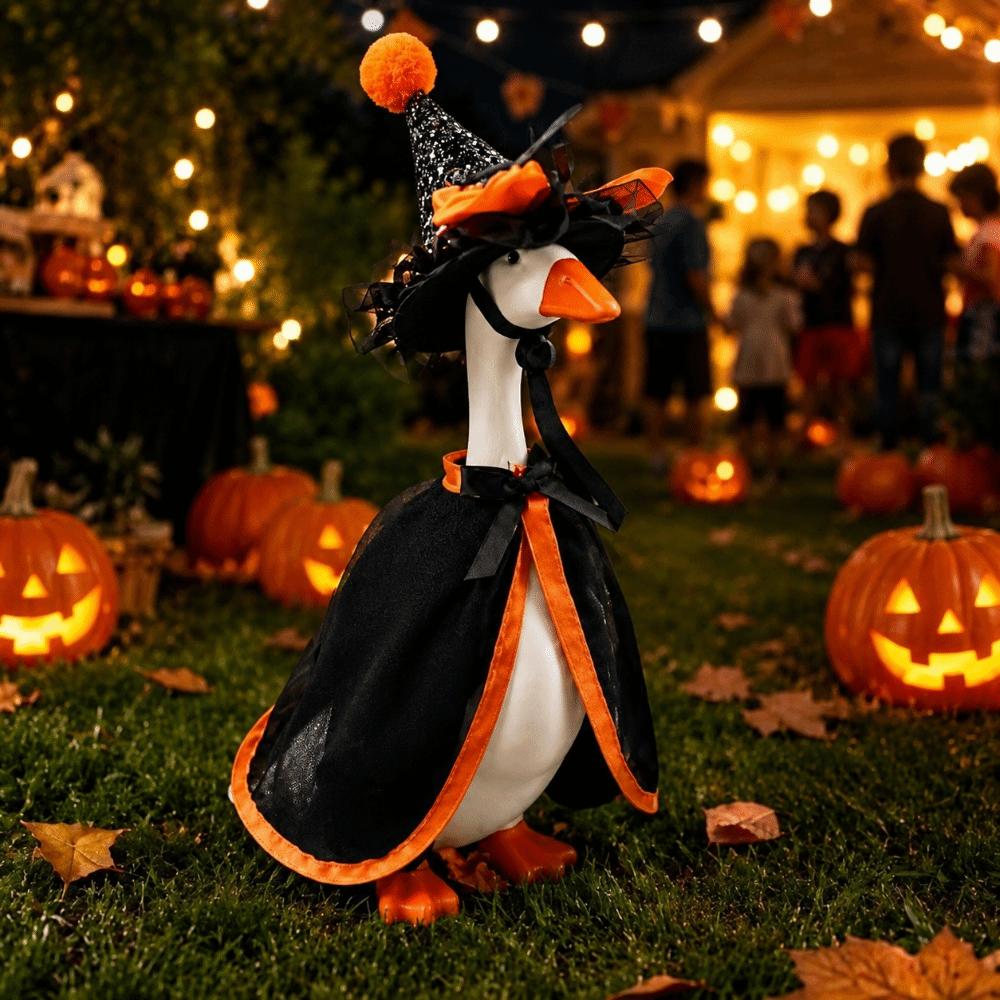 1 Set Cloak Design Mini Doll Dress-Up Witch Theme Halloween Creative Costume  Halloween Party Decor