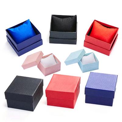Jewelry Organizer Fine Texture Shockproof Display Cardboard Jewelry Storage Box   Gift Box  for Travel