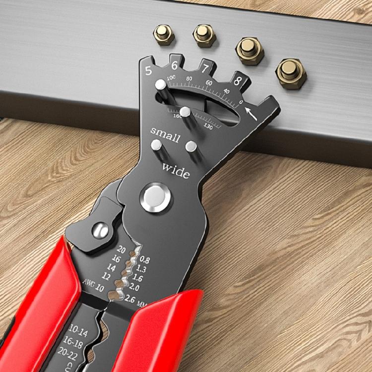 Wire Stripping Multifunctional Pliers Bending Wire Stripper Wrench Cable Cutter Crimper For Cable Cut Crimping