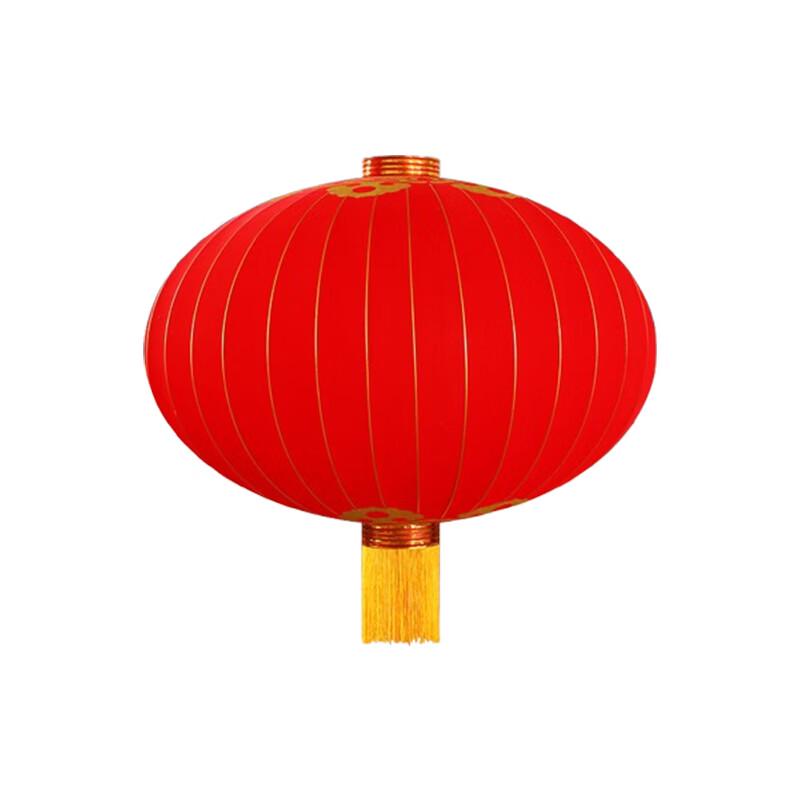 Extra Large Outdoor Red Silk Satin Velvet Lantern