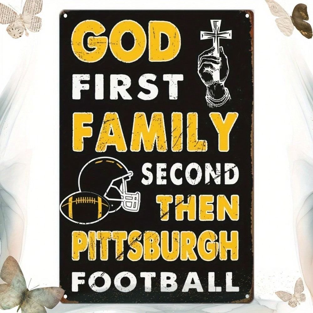 Retro Metal Tin Sign Cow Sunflowers Farmhouse Kitchen Wall Decor 20x30cm