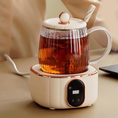 Electric Stew Cup Multifunctional Heating Tea Kettle Glass Hot Water Kettle for Home and Office 220V Electric Stew Cup