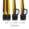 Xiwai 12-pin to ATX Dual 8-pin & 6-pin Splitter GPU Graphics Card Modular Power Cable for 3080 3090 AX850 AX750 AX650