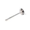Goods Platinum Pt900 earrings with black single rose for men and one 1 piece [Happy Shop] diamonds, stone, 3mm, 0.09ct, cut, women, ear,