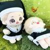 Niannyyhouse 20cm Plush Clothes, Nun's Clothes, Black Dress, Headgear, Cotton Doll, Dress-Up (20cm)
