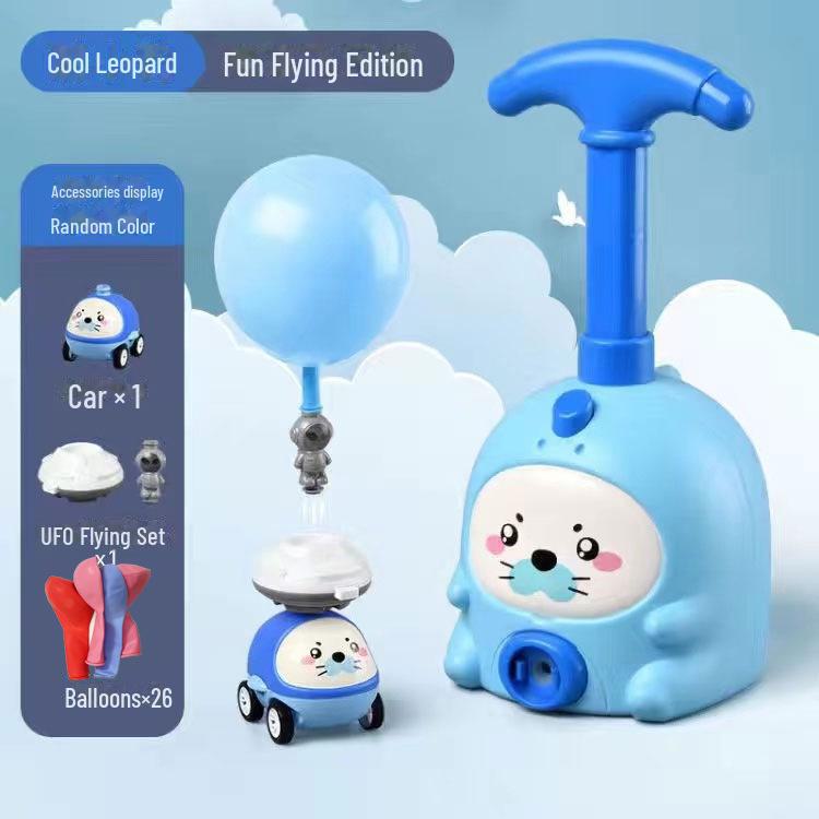 Douyin Piggy Power Air Scooter: Children's Balloon-Powered Animal Toy