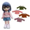 New Ob11 Baby Clothes Hoodie Shirt Long-sleeved T-shirt for obitsu11,GSC ,molly ,1/12 Bjd Doll Clothes Doll Accessories