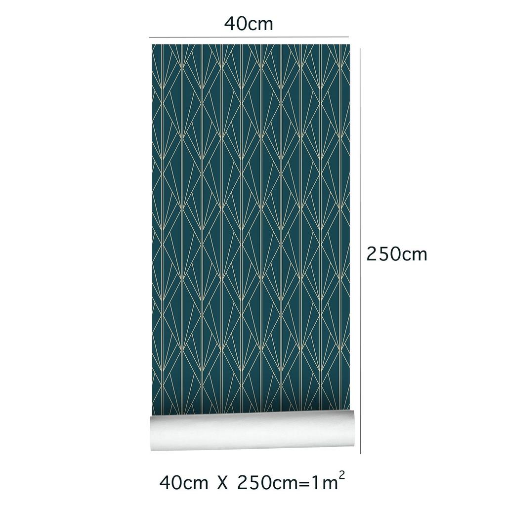 Geometric Wallpaper Green Trellis Pattern Contact Paper Self Adhesive Wallpaper DIY Removable Cabinets Drawer Liner Decor