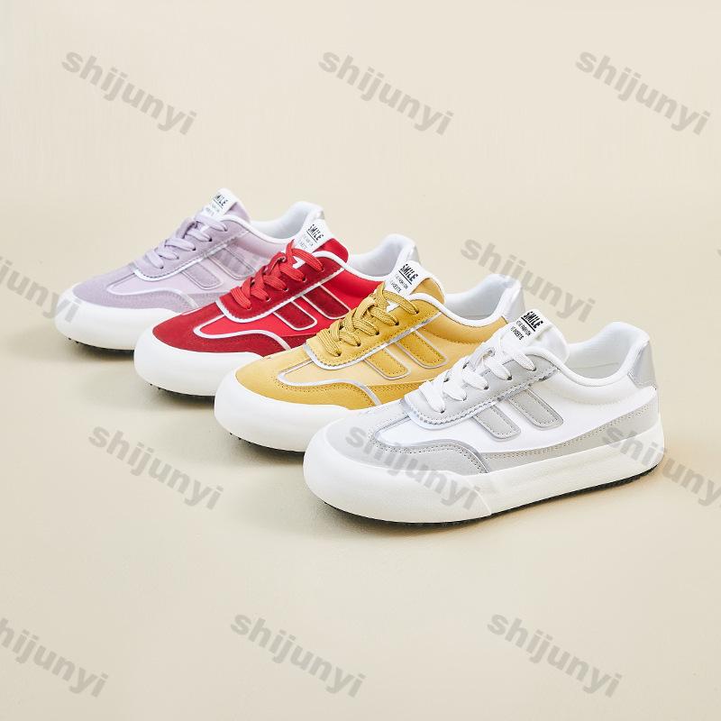 Women Shoes 2025 Spring Autumn New Breathable Non Slip Platform Sneakers Comfortable Height Increase Lace-up Casual Shoe