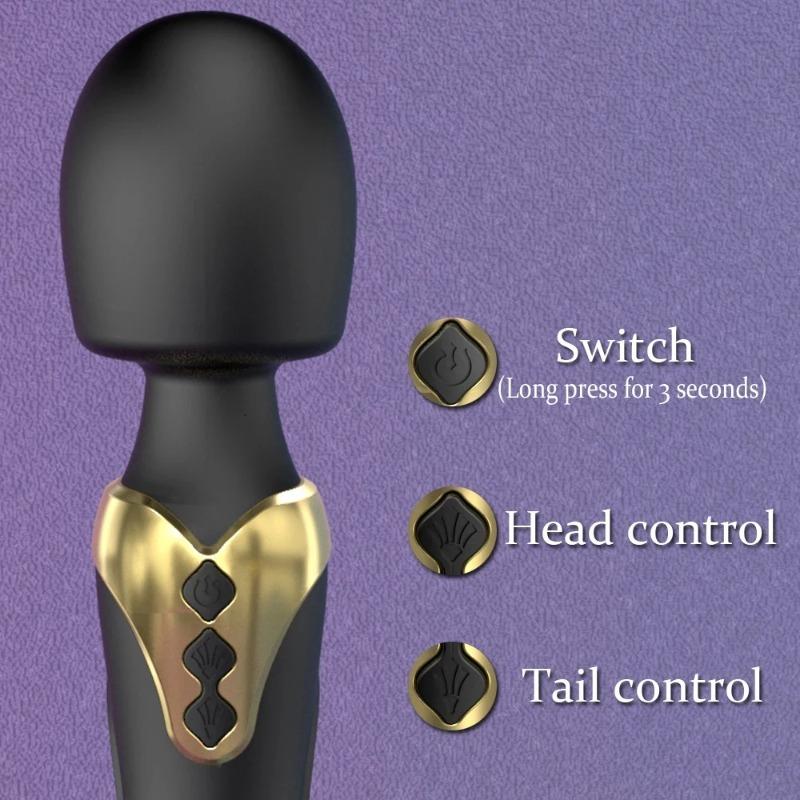 Powerful AV Magic Wand Dildo Vibrator Clitoris Stimulator Vagina Massager G Spot Masturbator Adult Sex Toys for Women