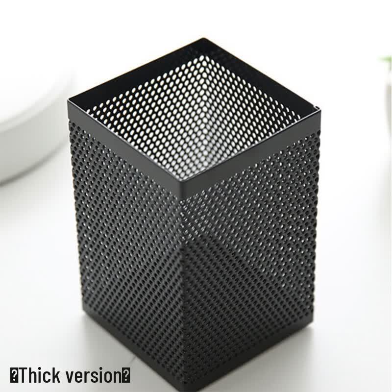 Deli Metal Mesh Square Pen Holder (3-Pack)