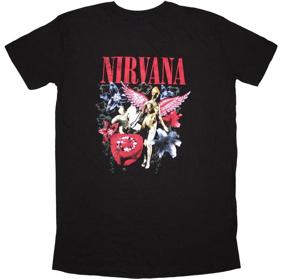 1Nirvana In Utero Vintage Collage - Black Ladies T-Shirt Dress Size S-5XL Unisex T-Shirt XXL