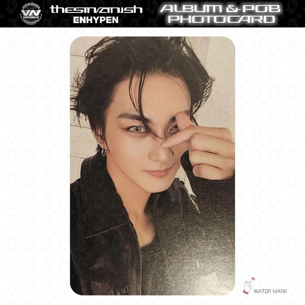 VORBESTELLUNG ENHYPEN THE SIN VANISH ALBUM Fotokarte Japan POB Glücksziehung OFFIZIELL FORBIDDEN AFTERLIGHT STORM FUGITIVES