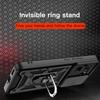 KEYSION Caso à prova de choque para xiaomi 13t 13t pro 5g slide câmera lente proteção anel suporte telefone capa traseira para redmi k60 ultra