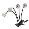LED Grow Aluminium Alloy Light 4 Heads Bendable Adjustable USB Plant Light with Clip for Indoor
