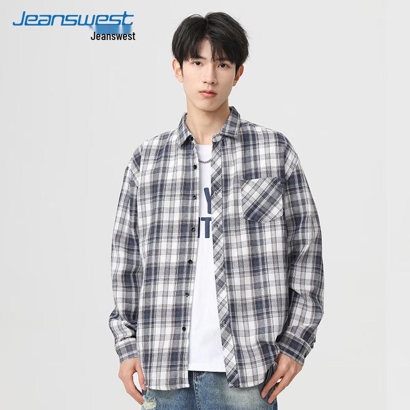 Jeanswest Men's Casual Plaid Shirt