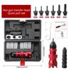 Cordless Drill Electric Rivet Gun Adapter Rivet Nut Drill Adapter Kit M3-M10 Cordless Rivet Nut Tool for Electric Drill