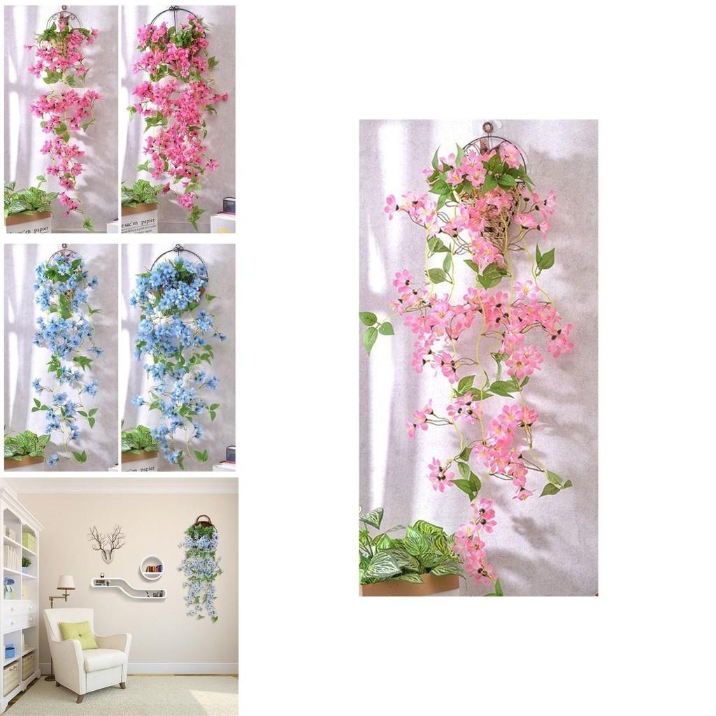 Beautiful Artificial Winter Jasmine Fake Hanging Silk Flowers Vine For Stunning Home Garden Decor