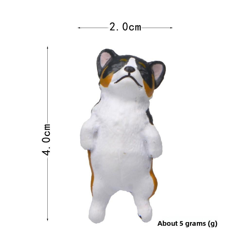 Corgi Pvc Kitten Animal Sculptures Model For Home Decor And Display Collectors