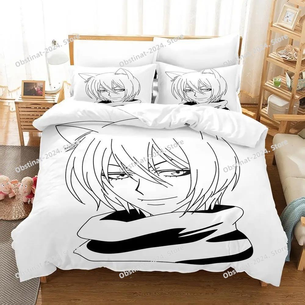 Kamisama Kiss Tomoe Bedding Set Printed Duvet Cover Sheet Pillowcase Bed Soft Quilt Cover Full Queen King Size 3D Print Anime