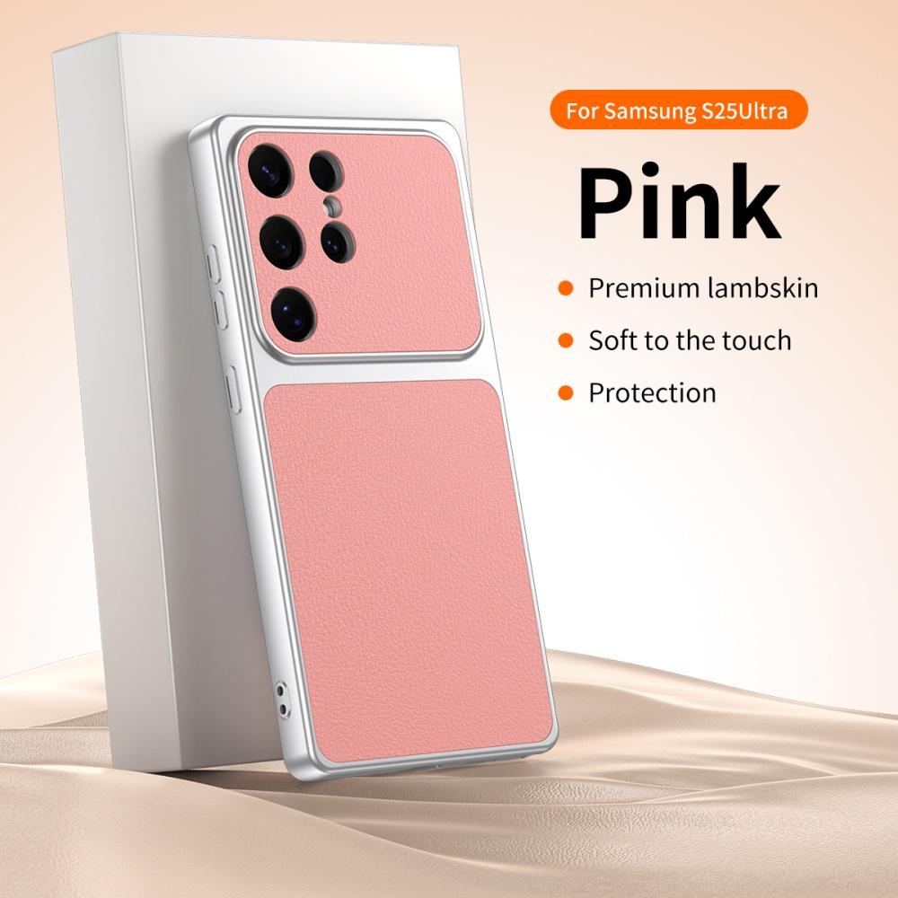 Luxury Leather Soft Case For Samsung S26 Ultra S25 edge S24 S23 S22 S21 FE Note 20 A37 A57 A56 A36 A17 Shockproof Silicone Cover