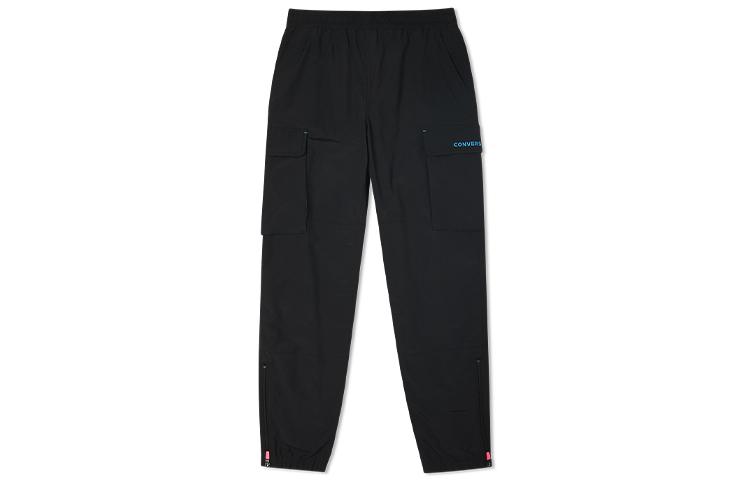 Converse Cargo Pants Women s Ink Black Moderate Straight Fit Pants 10021104-A01 XL