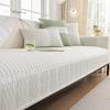 Summer Cool Ice Silk Sofa Cushion  New Cool Bean Non-Slip Seat Cushion Summer Straight Row Leather Sofa Cover
