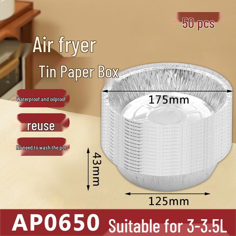 

Homeglen Air Fryer & Oven Rectangular Aluminum Foil Trays