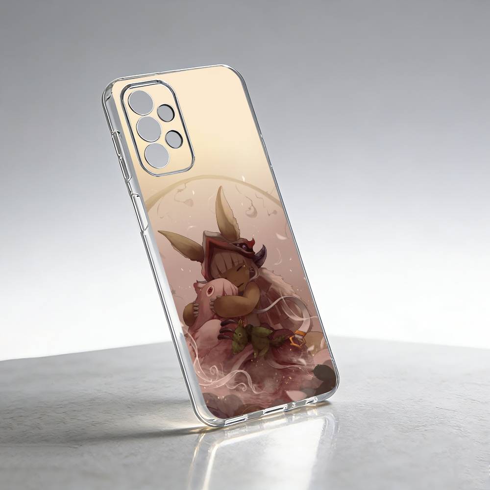 M-MADE IN A-ABYSS Nanachi Phone Case For Samsung S25,S24,S21,S22,S23,S30,Ultra,S20,Plus,Fe Transparent Cover