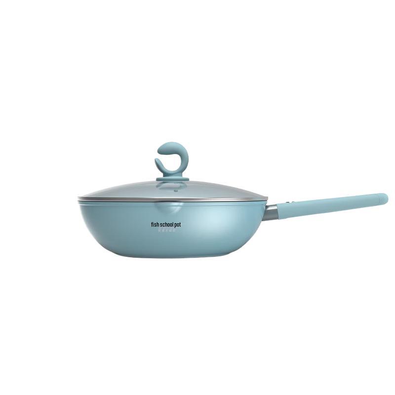 Zhang Xiaoquan 30cm Non-stick Fish Pattern Wok