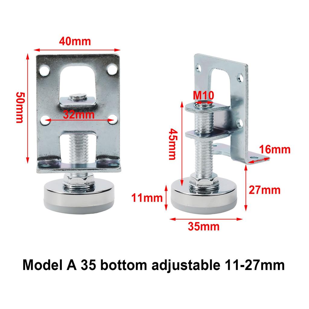 Easy To Operate Leveling Feet for Heavy Furniture Rust Proof and Wear Resistant