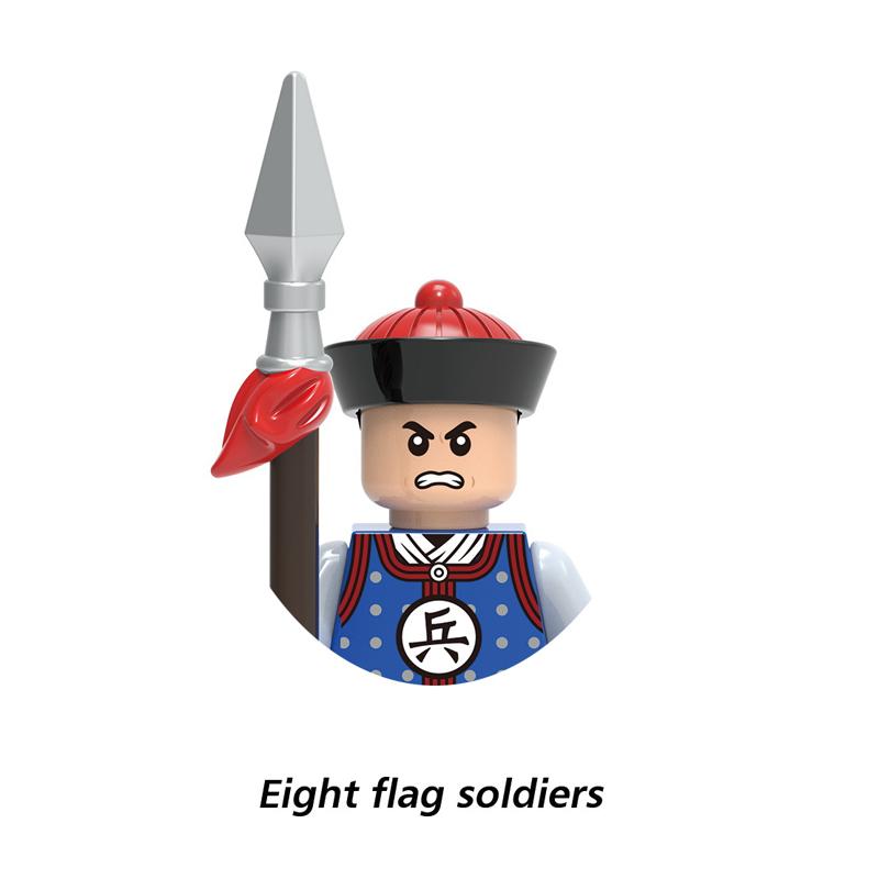 China Ancient Ming Qing Dynasty Soldiers Officials Series Jinyiwei High-Grade Civilian Emperor Building Blocks Kids Mini Brick