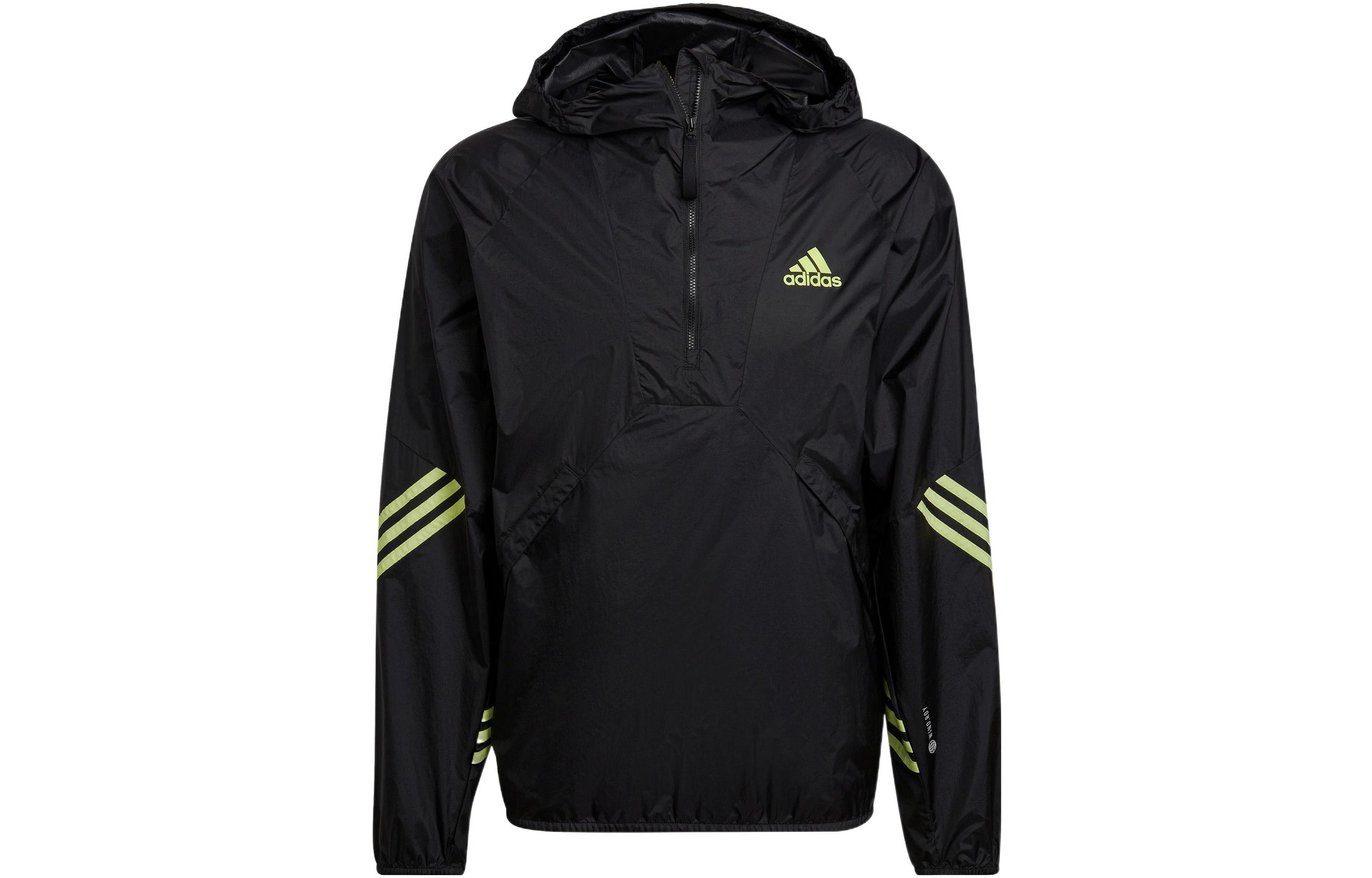 

Adidas Jackets Men s Black Hooded Moderate Straight Fit H65744 XS