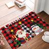 Christmas Welcome Entrance Doormat Home Decor Carpet Indoor Outdoor Floor Mat Living Room Bedroom Bath Kitchen Rug