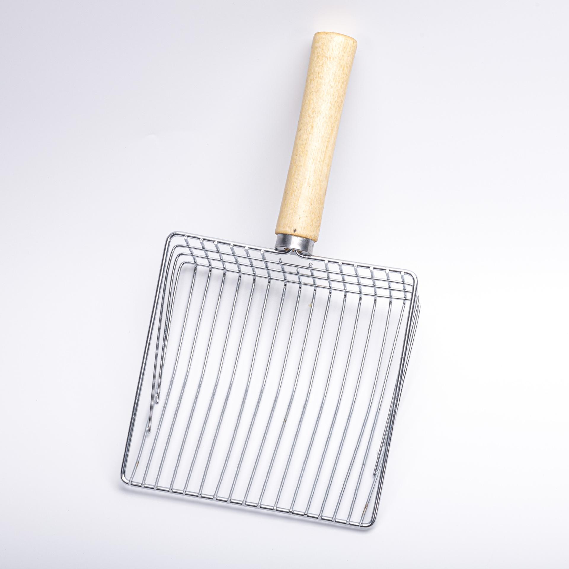 

Stainless steel cat litter shovel cross-border removable shit shovel artifact cat shovel new tofu sand bentonite fine hole cat litter shovel cat litter shovel