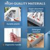 1 Pc PVA Sponge Mop for Floor Cleaning Self Twisting Mop for Bathroom and Kitchen Tile Floors Floor Mop with Sponge Mop Cleaner